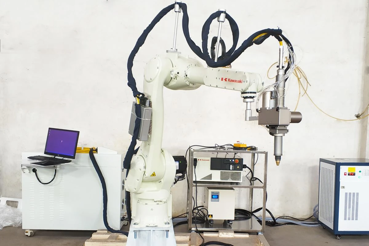 Robot laser welding system