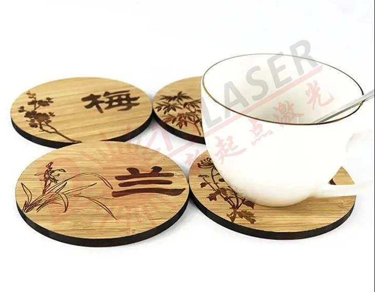 CO<sub>2</sub>Подставки с лазерной гравировкой CO<sub>2</sub> Laser Engraving Coasters