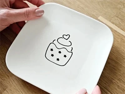 Laser engraving on plate Laser engraving on plate